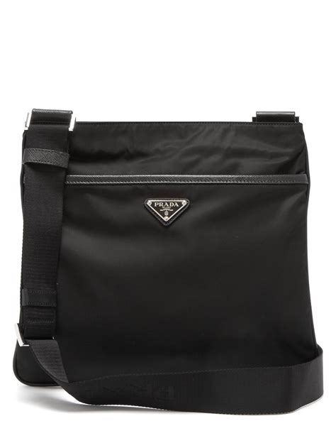 prada men's leather messenger bag|prada messenger bag.